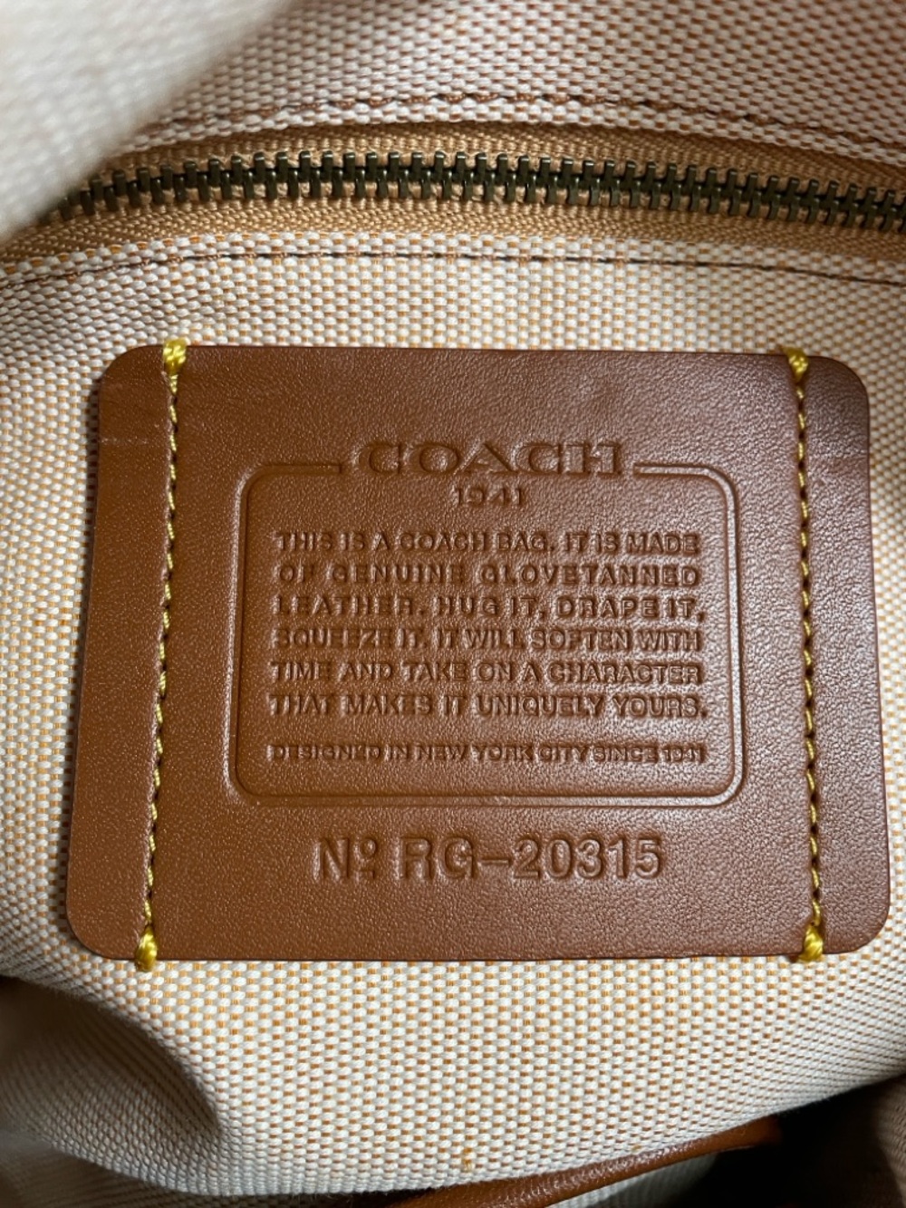Coach 1941 Rogue 30 in Black Copper / Saddle NWT - Picture 3 of 17